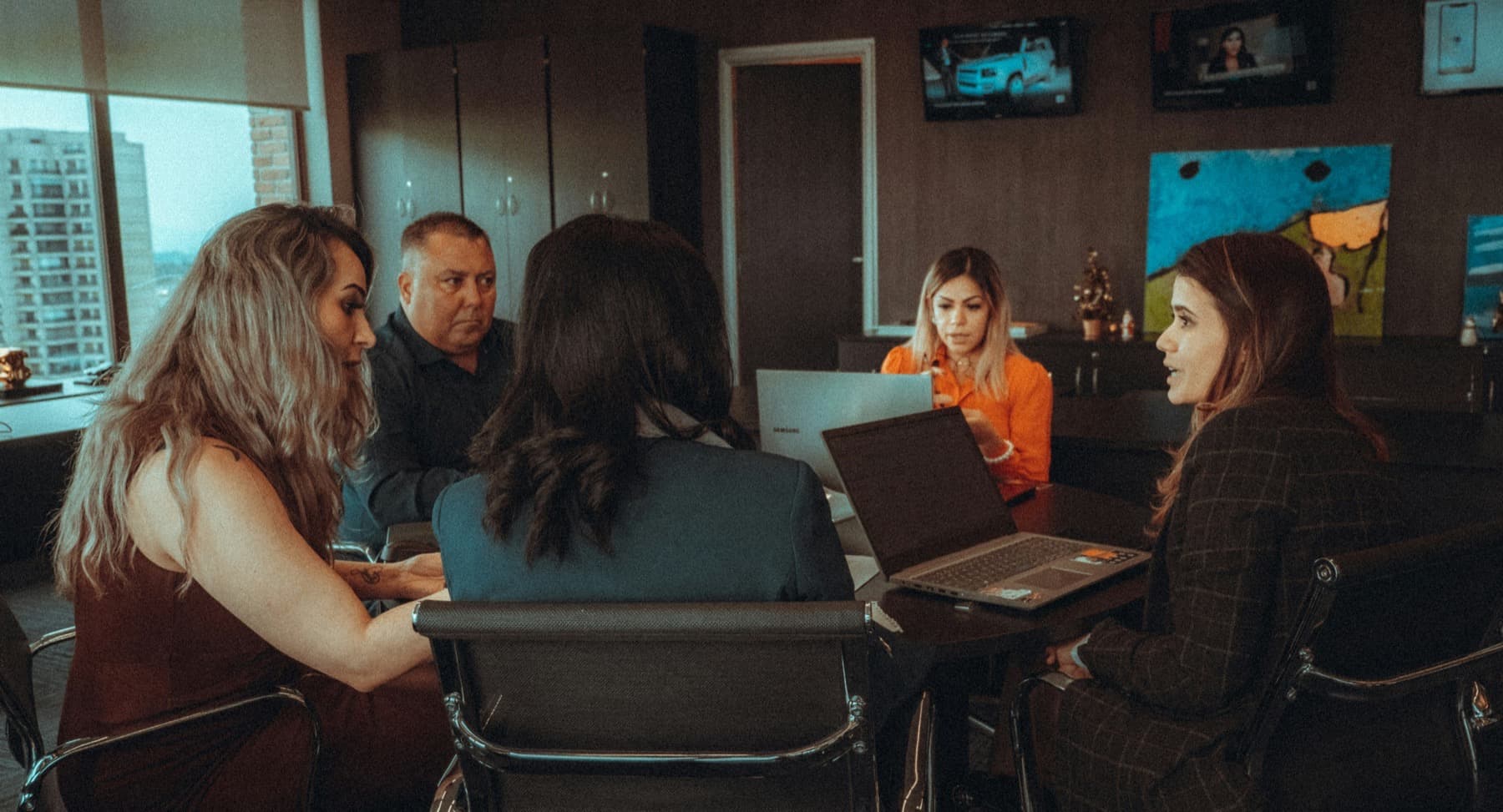 Product review with the team